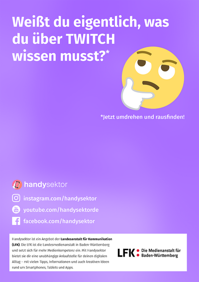 Handysektor Kurz-AGBs: Twitch