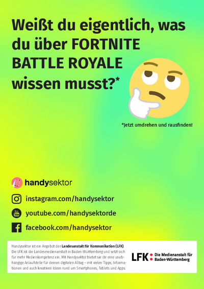 Handysektor Kurz-AGBs: Fortnite