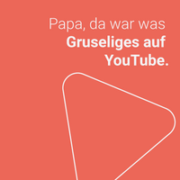 Postkarte "Medien kindersicher" (rot)