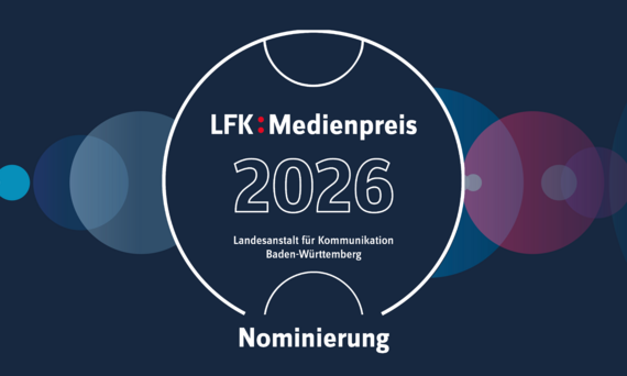 Grafik zur Nominierung für den Medienpreis 2026