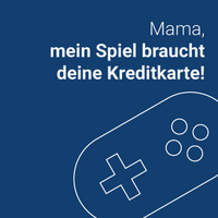 Postkarte "Medien kindersicher" (blau) Cover