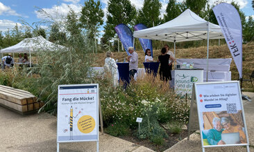 Bild vom LFK-Stand auf der Bundesgartenschau in Mannheim 