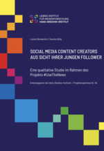 Social Media Content Creators aus Sicht ihrer jungen Follower Cover
