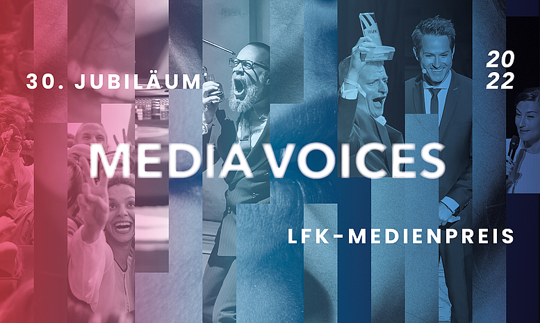 Key Visual des LFK-Medienpreises 2022