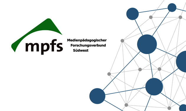 Grafik mit Netzwerk-Darstellung und Logo mpfs