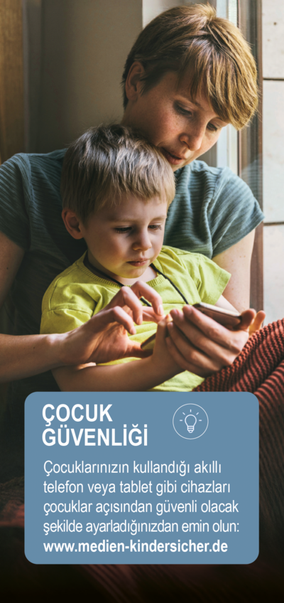 Flyer: Erste Medienerfahrungen (türkisch)