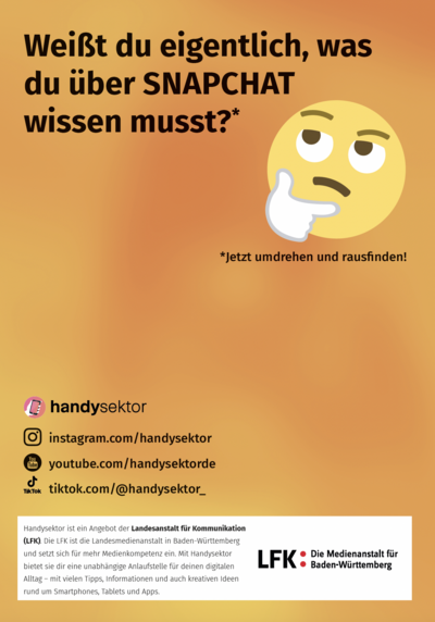 Handysektor Kurz-AGBs: Snapchat