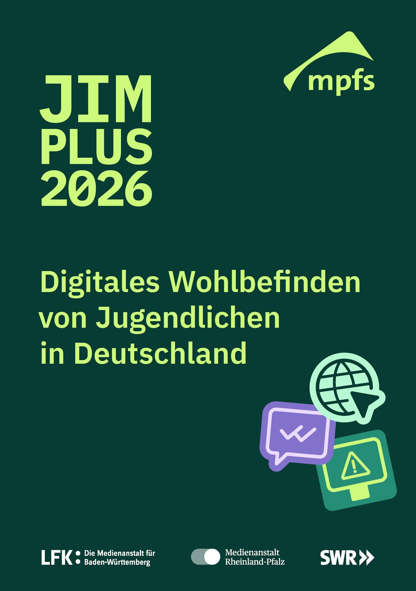 Cover des Kurzberichts der JIMplus-Studie 2026
