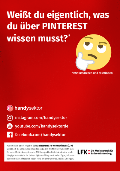Handysektor Kurz-AGBs: Pinterest