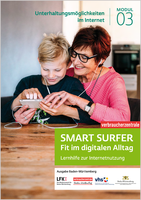 Smart Surfer Modul 3: Unterhaltungsmöglichkeiten im Internet- Cover