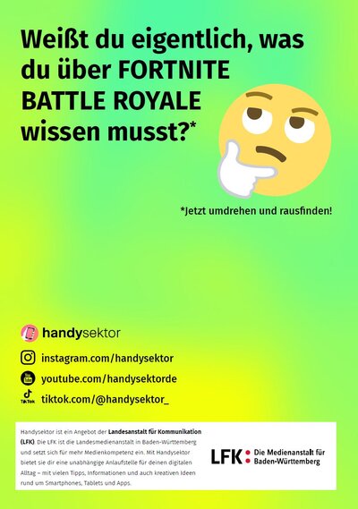 Handysektor Kurz-AGBs: Fortnite